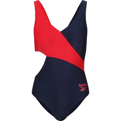 Reebok Дамски бански костюм Reebok Ariel Swim suit Womens - Navy/Red