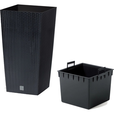 Prosperplast Rato square 26,5 x 26,5 x 50 cm antracit