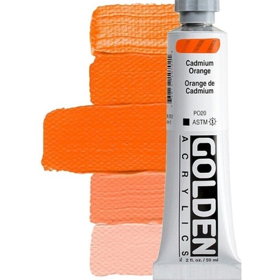 Golden Artist Colors Heavy Body АКРИЛНА боя Cadmium Orange 59 ml 1 бр (0001070-2)