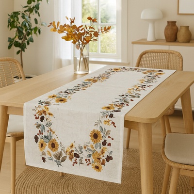 EVENIT Jesenná šerpa behúň 5953 Polyester 40x90 cm