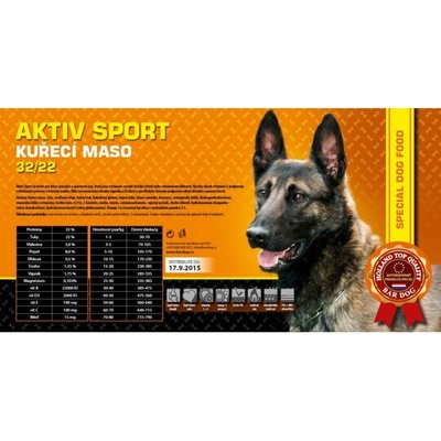 Bardog Aktiv sport Kuřecí 32/22 15 Kg
