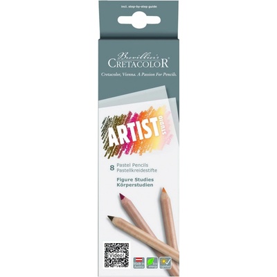 Cretacolor pastel pencils set portrait