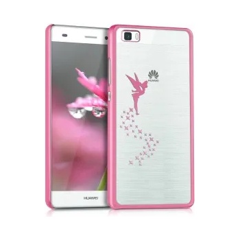 Image 1 of kwmobile Прозрачен калъф с дизайн фея за Huawei P8 Lite - розов