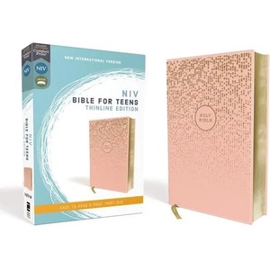 Niv, Bible for Teens, Thinline Edition, Leathersoft, Pink, Red Letter Edition, Comfort Print | ZONDERVAN (ISBN: 9780310455066)