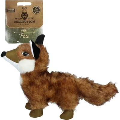 Holland animal care Plyšová liška Wild Life Dog hnědá 21 x 10 x 32 cm
