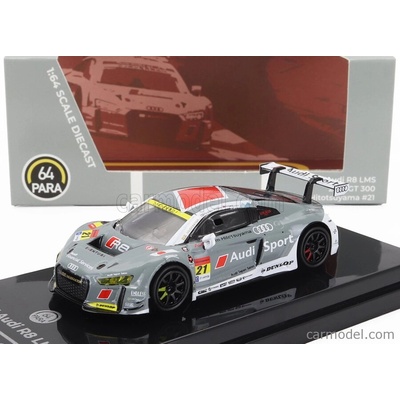 Paragon-models Audi R8 Lms Team Hitotsuyama N 21 Gt300 Class Super Gt 2017 Richard Lyons Masataka Yanagida Šedá Bílá 1:64