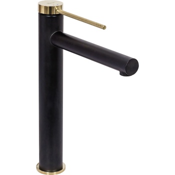Image 1 of Rea Смесител за мивка Rea Grip Black Gold High (REA-B9400)
