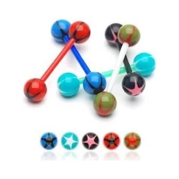 Šperky4U piercing do jazyka PJ01153-GR