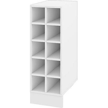 Image 1 of ИРИМ Долен кухненски шкаф бутилиера Сити Б-47 бял 30 см