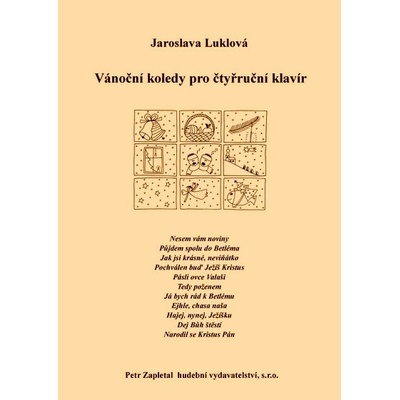 Luklová Jaroslava Vánoční koledy pro čtyřruční klavír