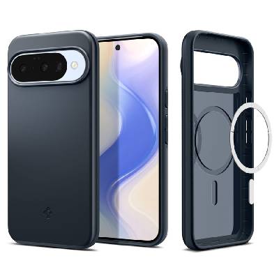 Тънък кейс с MagSafe за Google Pixel 10 / 10 Pro от Spigen Thin Fit Mag - Metal Slate (8800283307610)