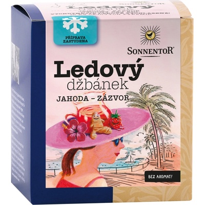 Sonnentor Ľadový džbánok Jahoda zázvor Bio 44,8 g