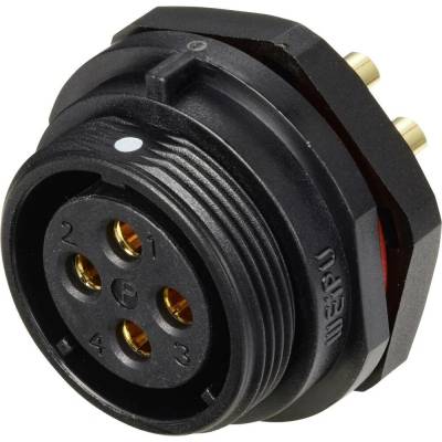 Weipu SP2112 / S 4 guľatý faston, 1 ks
