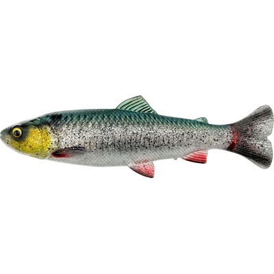 Savage Gear 4D Linethru Pulsetail Trout Slow Sink Green Silver 16cm 51g