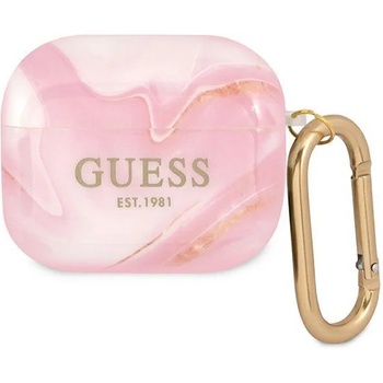 Image 1 of Guess Калъф Guess GUA3UNMP Marble Collection, за Apple AirPods 3, розов (GUE001679-0)