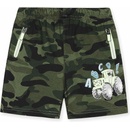 Kugo chlapčenské šortky MT0527 khaki / neónový bager