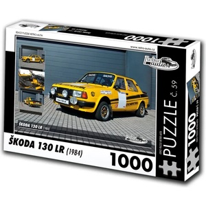 Retro cars - Puzzle Škoda 130 LR II (1984) - 1 000 piese