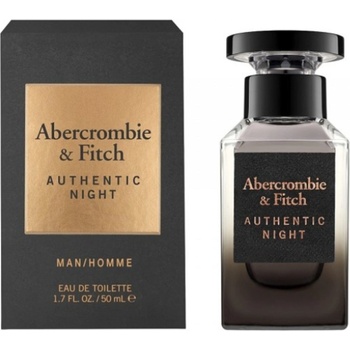 Abercrombie & Fitch Authentic Night toaletná voda pánska 50 ml