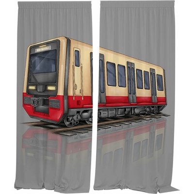 IMPAR Závěsy BR 484 S-Bahn Berlin,140 × 250 cm