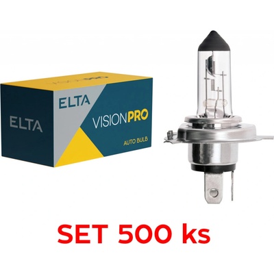Elta H4 P43t 12V 60/55W 500 ks