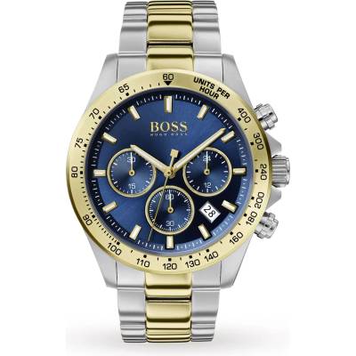 HUGO BOSS Мъжки часовник Hugo Boss Hero 1513767, Розово злато / Сребрист (HB1513767)