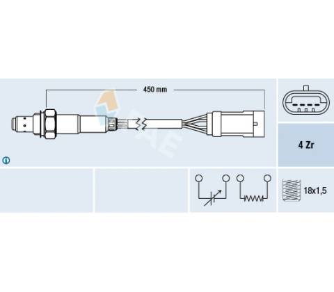 Lambda sonda FAE 77207