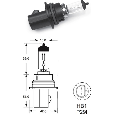 Elta HB1 P29t 100-80W 12V