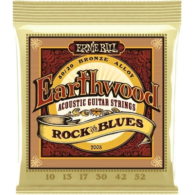 Ernie Ball 2008 Earthwood Rock & Blues Струни за акустична китара (P02008)