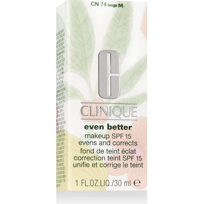 Clinique Even Better Make-up rozjasňující tekutý make-up SPF15 CN 74 Beige 30 ml