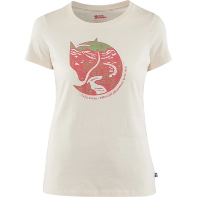 Fjällräven Дамска тениска Fjällräven Women's Arctic Fox Print T-shirt - Chalk White - размер XL (116-4547-0116)