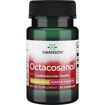 Swanson Octacosanol, 20 mg, 30 капсули, Swanson