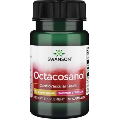 Swanson Octacosanol, 20 mg, 30 капсули, Swanson