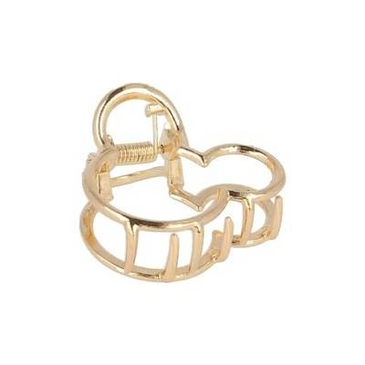 PARSA Beauty Haarklammer Disney Mickey Mouse, gold Sponky do vlasů Unisex 1 ks