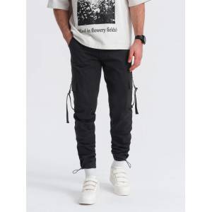 Ombre Clothing Мъжки панталони Ombre Clothing STRAIGHT LEG CARGO V4 OM-PACG-0197 Ombre Clothing | Cheren | МЪЖЕ | 32/32
