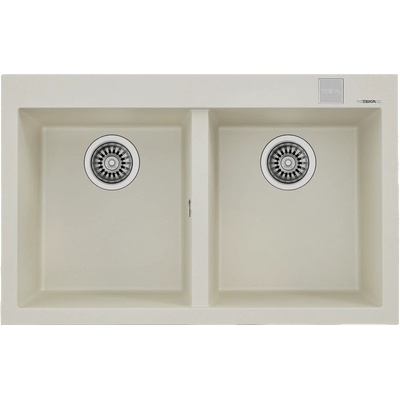Teka ForSquare 2B 790 TG Гранитна мивка за вграждане крем (M.1029.КР)