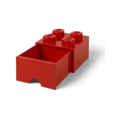 LEGO Кутия за съхранение с чекмеджета, LEGO "Brick", червена 40051730 (40051730)
