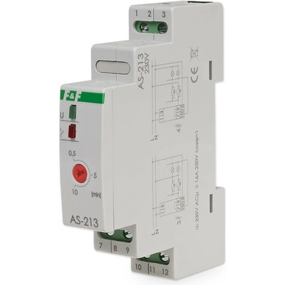 AS-213 - Schodiskový automat s funkciou protiblokády, 230V, 16A