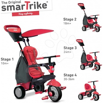 Smart Trike Glow 4v1 červená