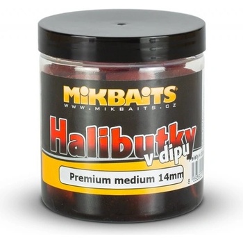 MIKBaits Halibutky v dipe Premium medium 250ml 14mm