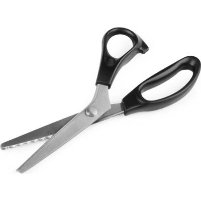 Nůžky entlovací délka 23 cm obloučky, střední, černá