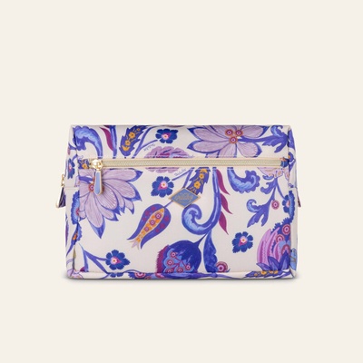 Oilily Sapphire Chintz Chandrika Cosmetic Bag shifting sand