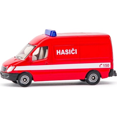 SIKU Blister hasičská dodávka česká verzia 1:50