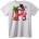 NOONEBRAND Тениска Коледен Джудже P - L, White