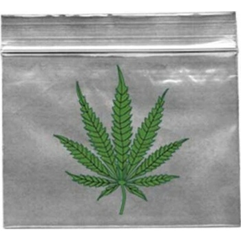 Black Leaf Uzatvárateľné priehľadné ZIP sáčky 40x60mm List 100 ks