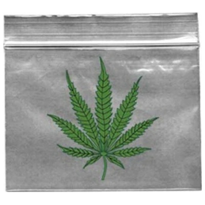 Black Leaf Uzatvárateľné priehľadné ZIP sáčky 40x60mm List 100 ks