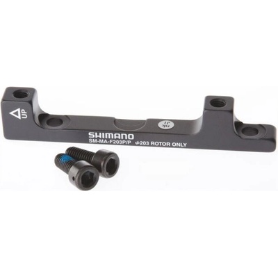 adaptér přední Shimano 203 mm ND na brzdy SHIMANO-adaptér predný na kotúč 203 mm PM/PM 160/203