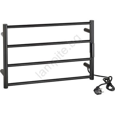 Bemeta Сушилник за кърпи 56x37 см неръждаема стомана/черен (BD0073)