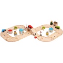 Sety autodráh Bigjigs Dřevěná autodráha osmička