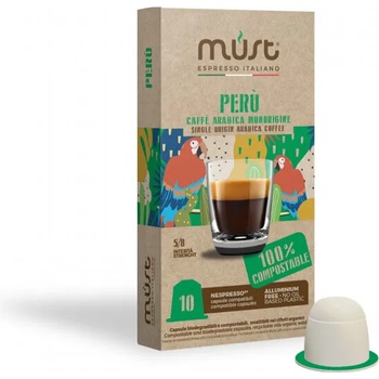 Peru MUST съвместими с кафемашини Nespresso (10 бр. ) 100% биоразградими