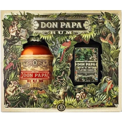 Don Papa Rum 7y 40% 0,7 l (dárkové balení hrací karty)
